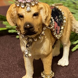 Swarovski Crystals Figurine Dogs - Etsy