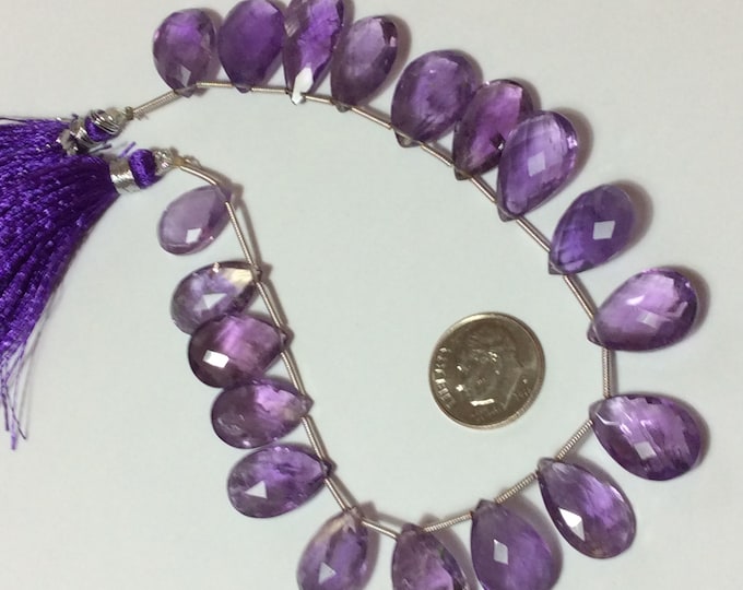 Beads, Amethyst Beads, Amethyst, Faceted Amethyst, Gem Quality Amethyst, Amethyst bead set, Birthstone, Amethyst, Amethyst birthstone