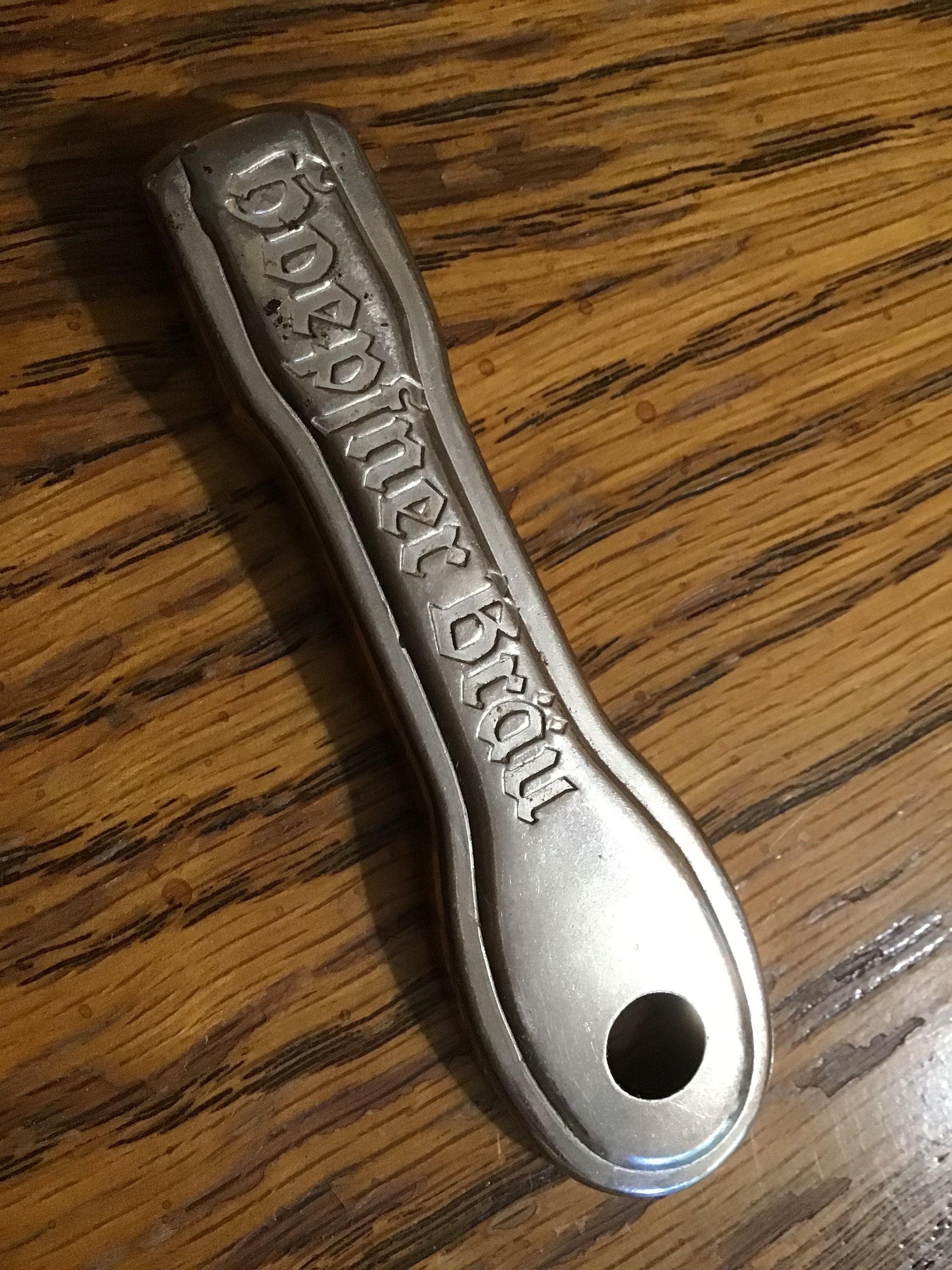 Bottle Opener, Vintage Hoepfner Brau, German Bottle Opener, Vintage