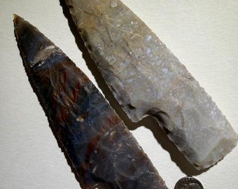 Knapped Gemstone knife blades, Hand knapping, Knapped knife blade, Gemstone knapping, DIY knife making