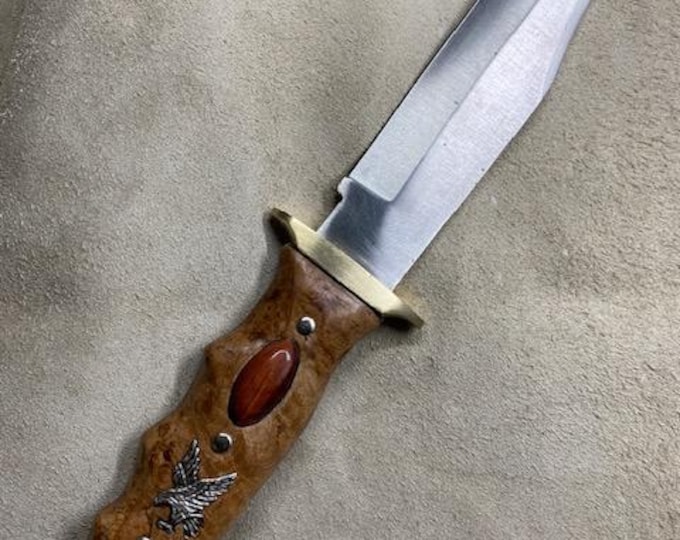 knife, Bowie style, Bowie, Hunting, Inlaid hunting knife