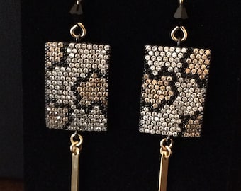 Earrings, cubicZirconia, Gold filled and Micro-Pave Earrings
