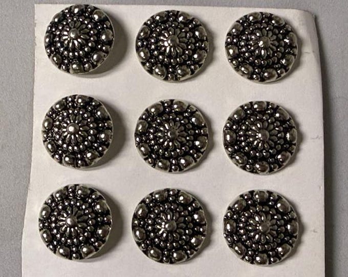 Vintage Austrian Buttons, Antique buttons, Buttons for sewing or jewelry, Intricate buttons