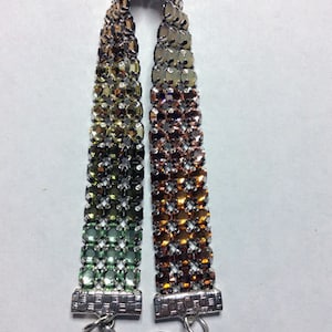 Bracelet, Swarovski Crystal bracelet, Swarovski Ombre crystal Bracelet