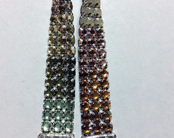 Bracelet, Swarovski Crystal bracelet, Swarovski Ombre crystal Bracelet