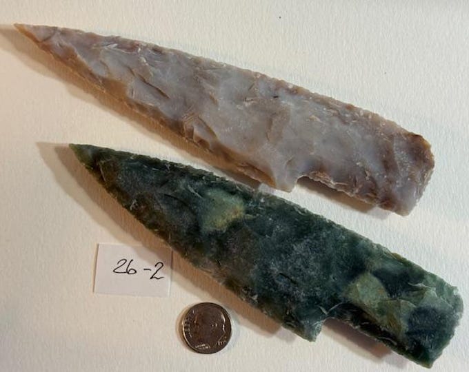 Hand Knapped Knife blades, Knapped Gemstone knives, Knife blades, Gemstone knapping