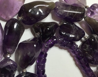 Beads, Amethyst and Ametrine, Amethyst and Ametrine Heishe and nuggets, Amethyst, BEADS, Ametrine, DIY beads, Purple Amethyst, Ametrine