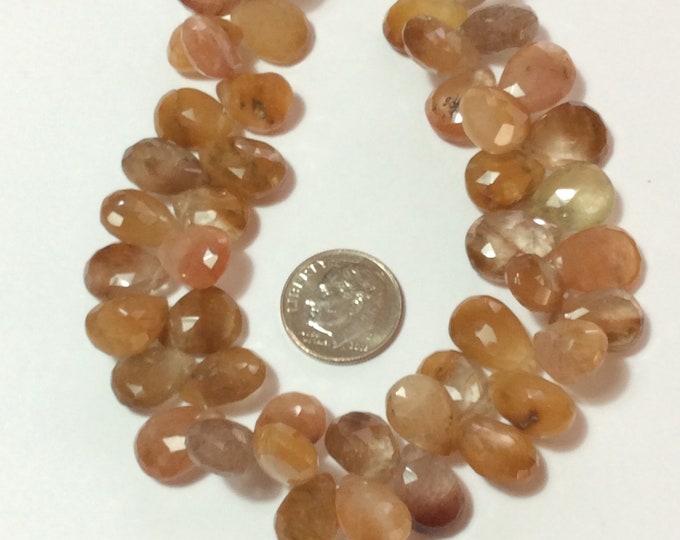 Beads, Red Rutillated Quartz, Red Hair Quartz, Faceted Quartz, Red Quartz, Quartz Broillites, Rutillated Quartz, Quartz beads