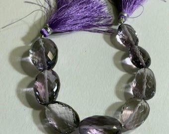 Beads, Amethyst faceted ovals, Amethyst, Beading, Crafting,