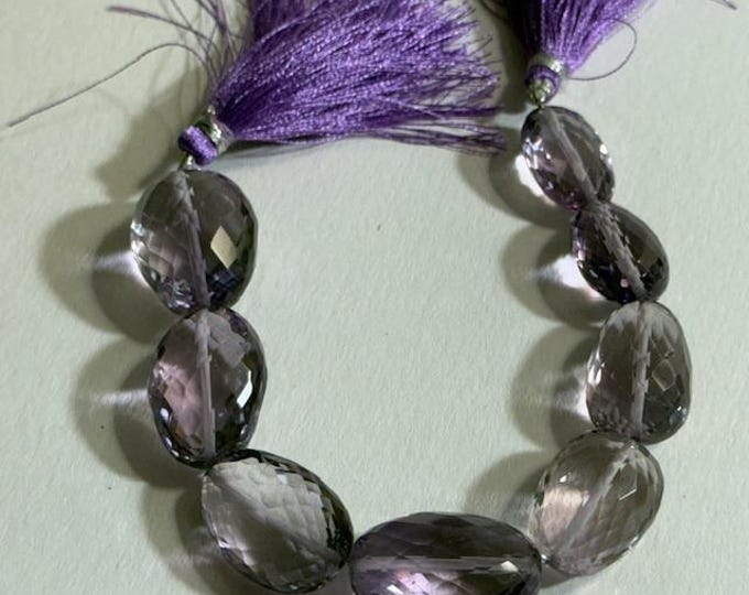 Beads, Amethyst faceted ovals, Amethyst, Beading, Crafting,