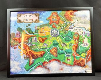 Kalos Map Etsy Canada Kalos Map Etsy Canada
