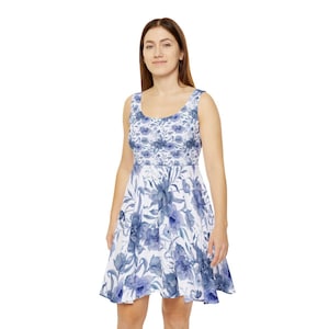 Blue Toile Dress|| Available in all Sizes|| Popular and Stylish