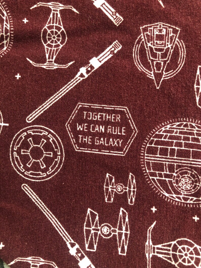 Star Wars maroon 1218m pocket harem pants