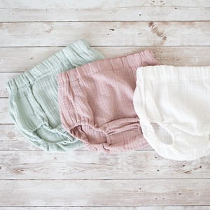 SALE Baby Girl Muslin Diaper Organic Cotton