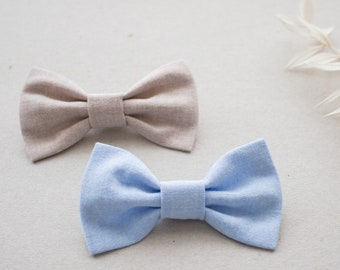 children's bow tie beige bow tie kids bow tie light blue