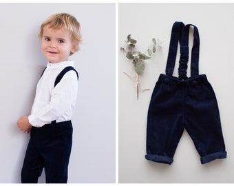 jeans with suspenders for baby boy