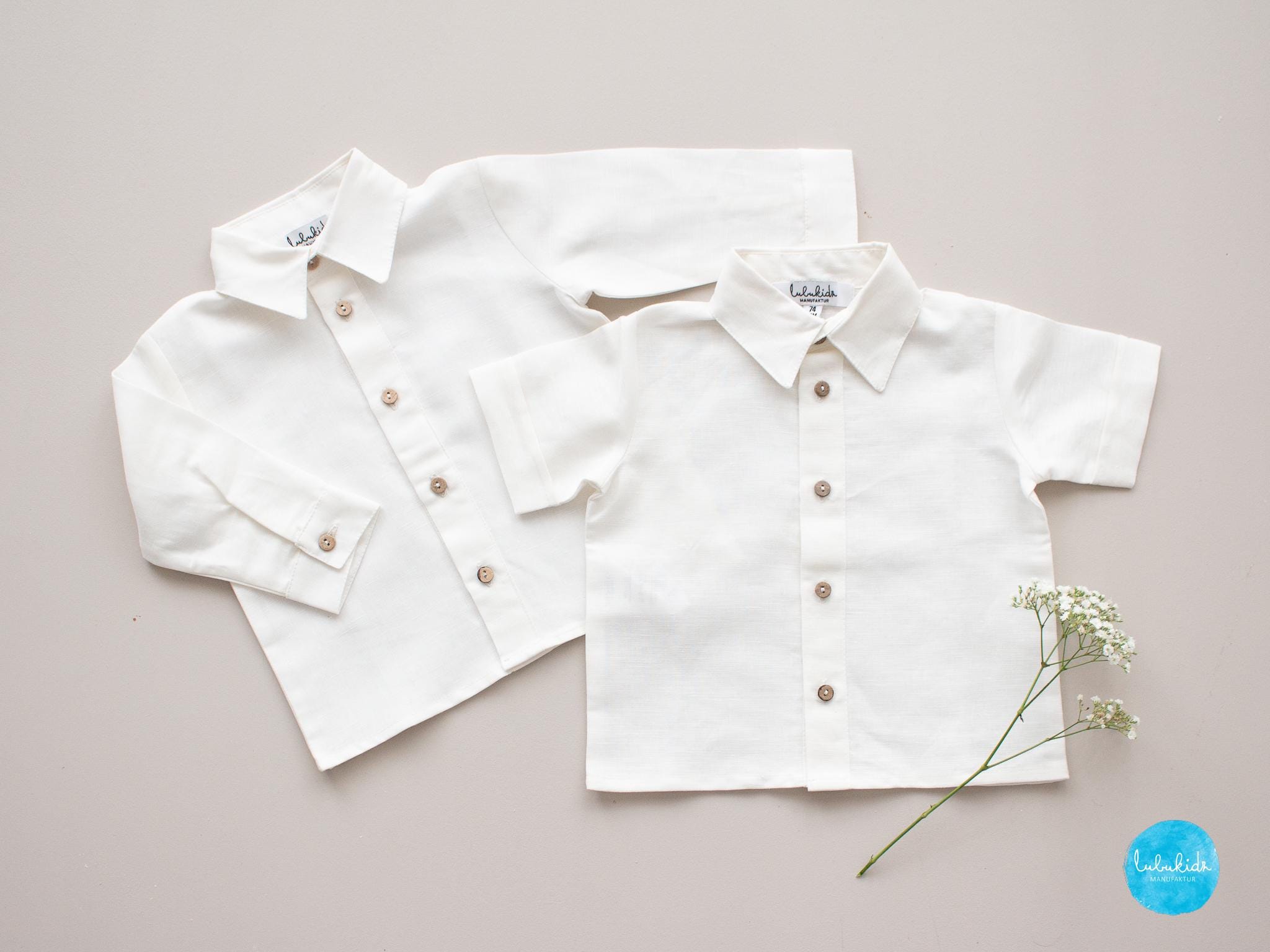Toddler Boys Ivory Short Sleeve Dress Shirt - Etsy