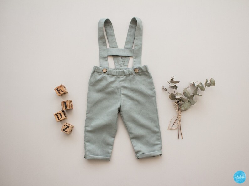 Sage Green Page Boy Outfit Ring Bearer Suit Baby Suspender Etsy