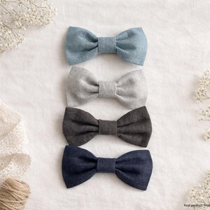 SALE - one size - Babyfliege, Jungenfliege, Leinen Kinderfliege - Ringträgeroutfit, Hochzeitsanzug, Taufaccessoires, Taufoutfit