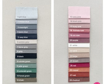 Corduroy fabrics made of cotton in 28 colors - sold by the meter
