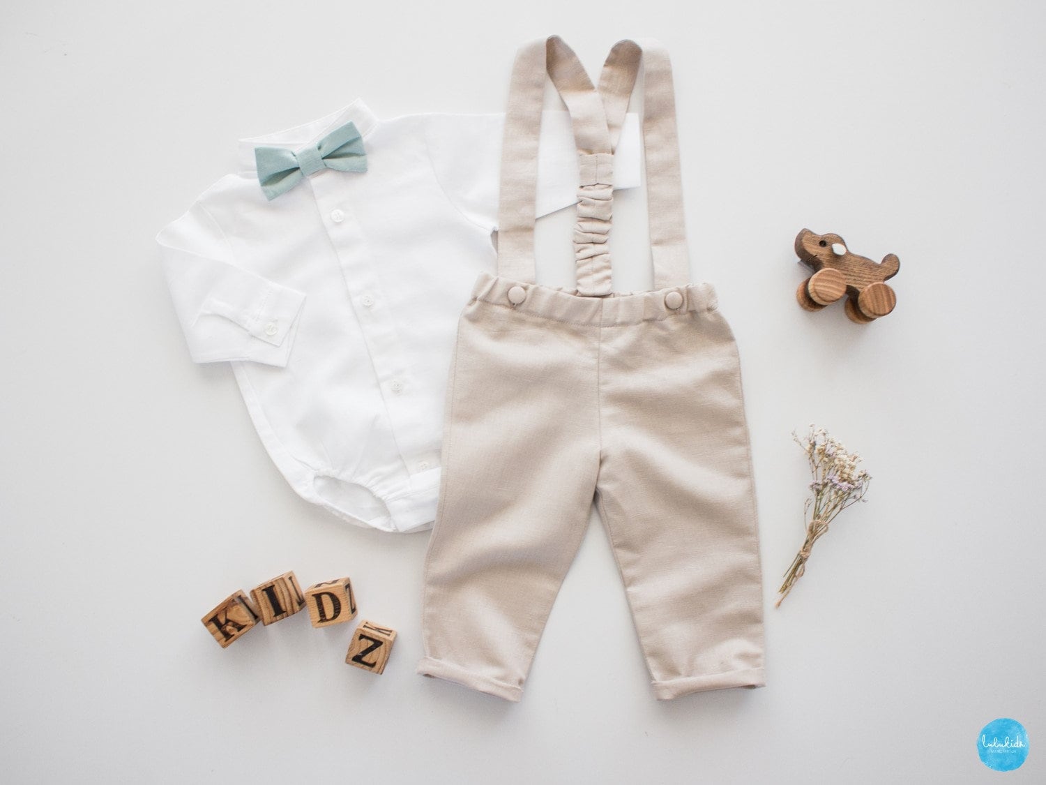 Boys pants linen toddler pants with suspenders Etsy