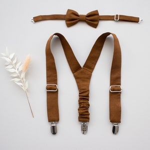 boys  suspenders and bow tie, page boy suspenders, ring bearer outfit, boys wedding outfit, wedding suspenders