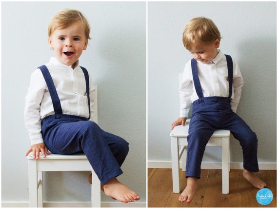 baby boy pants with suspenders