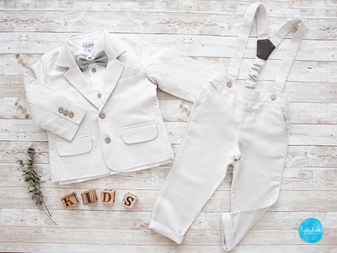 Wedding Two-piece Suit ( Coat Pants ) Kids Boys Ring Bearer Suits