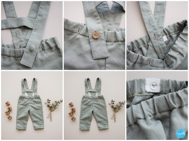 Sage Green Page Boy Outfit Ring Bearer Suit Baby Suspender Etsy Ireland