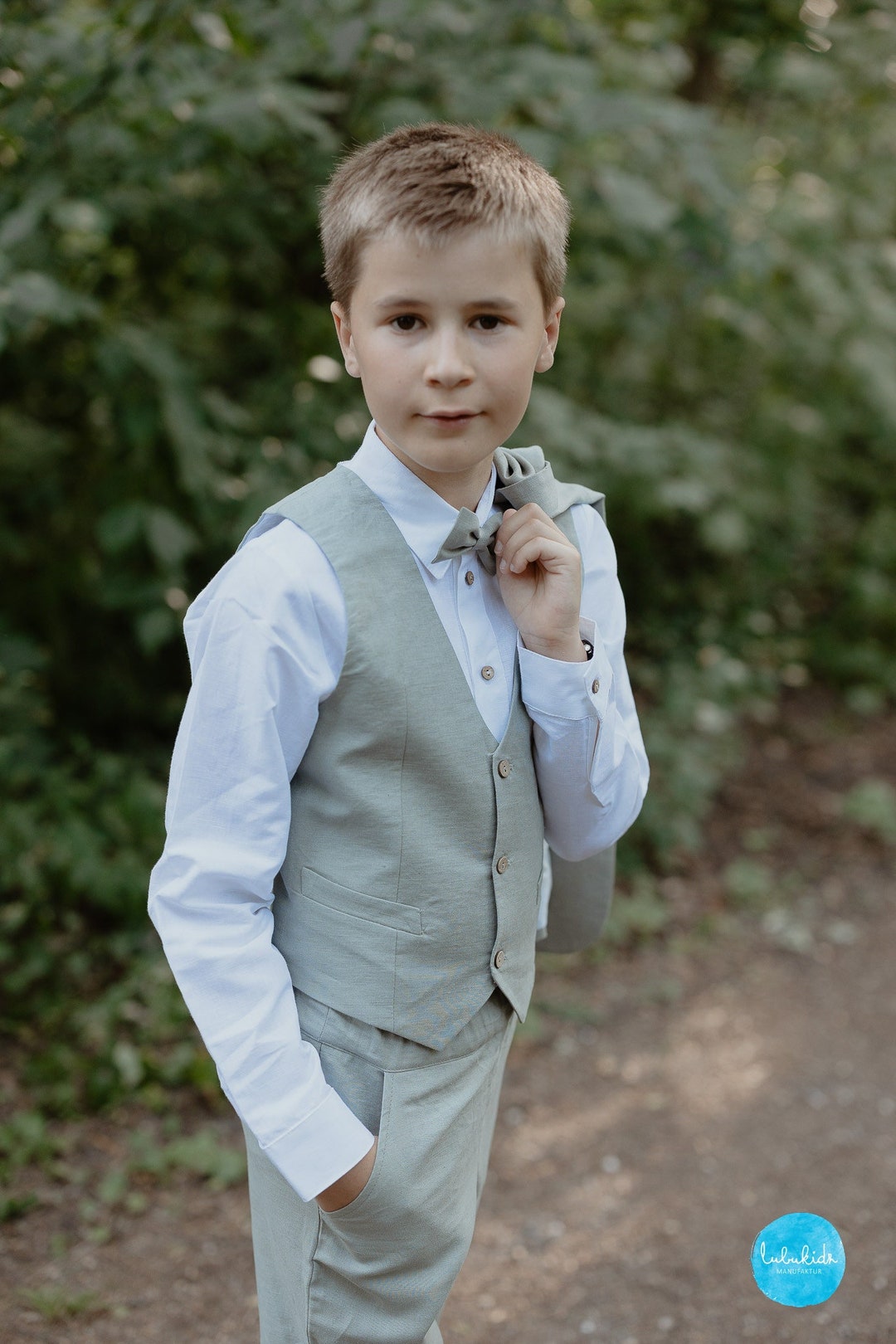 Liam Boy Suit,wedding Suit,boy Outfit,ring Bearer Suit,baby Suit,wedding  Outfit,toddler Suit,navy Suit,grey Bou Suit,boy Vest,suit Wedding - Etsy