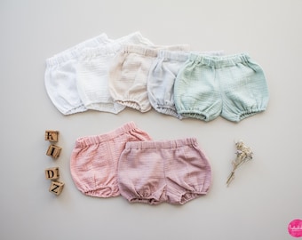 Baby Girl Shorts Muslin (Organic cotton)