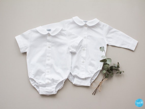 once Especializarse rechazo Camisa bautismal para bebés traje de bautizo para niños - Etsy España