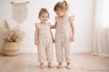 Baby girl muslin (organic cotton) romper with ruffles - christening outfit, playsuit, jumpsuit, overall, christening romper, gift for birth