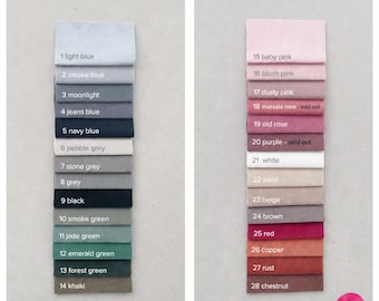 Corduroy fabrics made of cotton in 28 colors - sold by the meter
