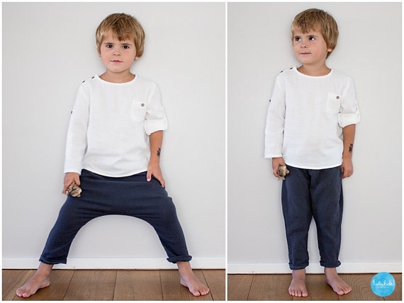 baby boy linen pants