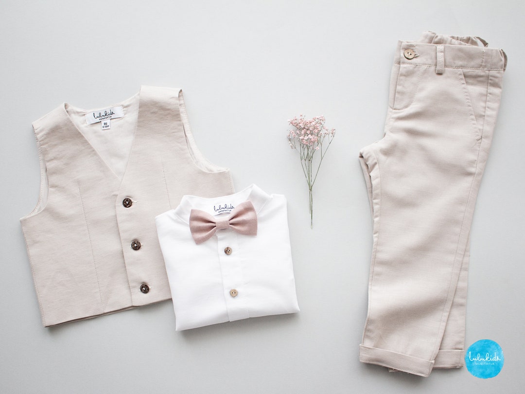 ORBITRAY Velvet Page Boy Blazer - Kids Wedding Tuxedo Jacket
