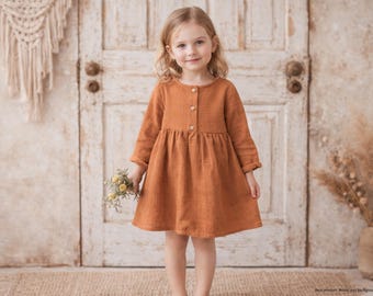 Babykleid Mädchenkleid Sommerkleid Blumenmädchenkleid Taufkleid Hochzeitsoutfit Taufoutfit Kommunionskleid Musselinkleid aus Bio-Baumwolle
