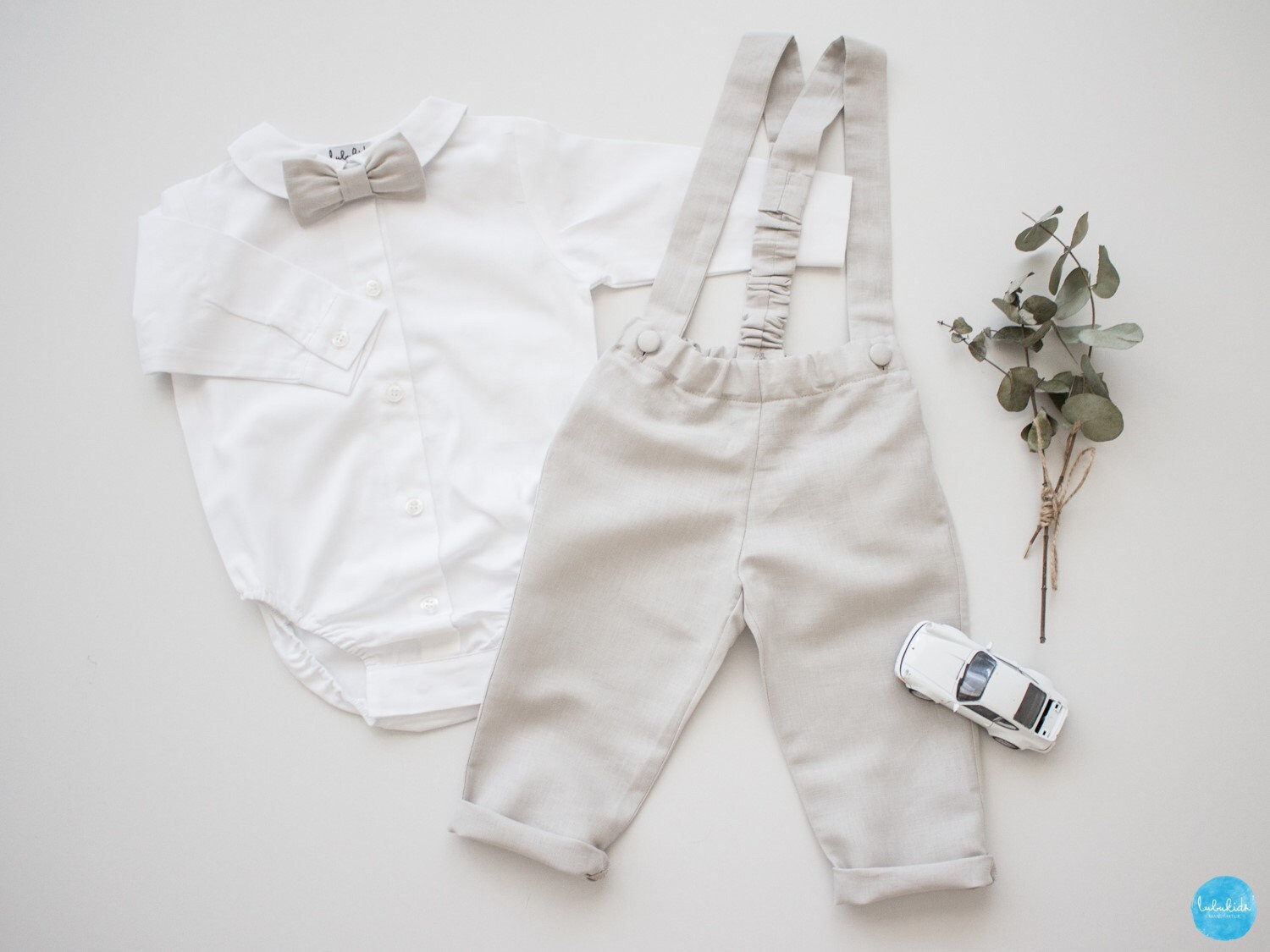 Boys pants linen toddler pants with suspenders Etsy