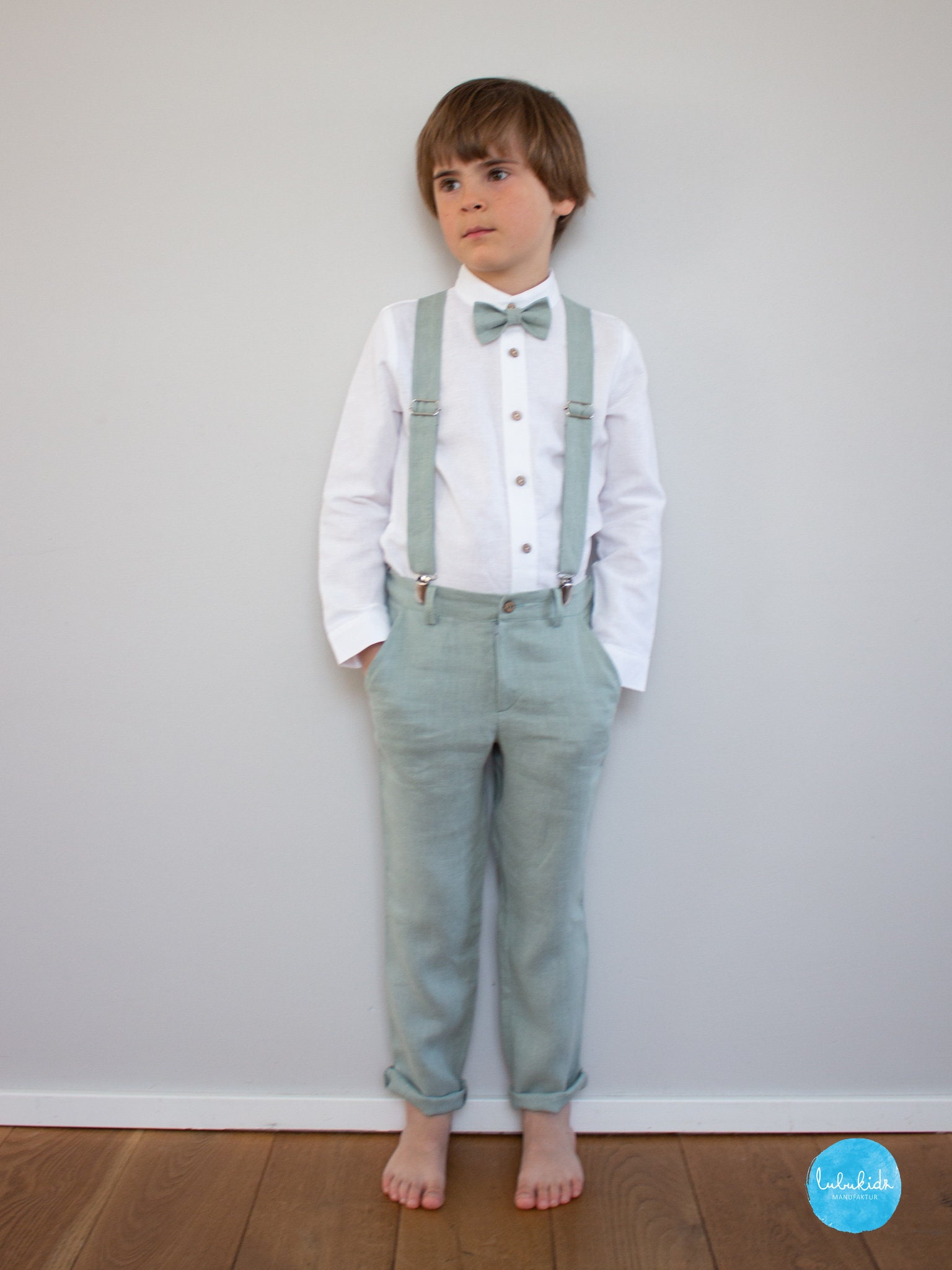 Jungen Anzughose Mit Verstellbarer Taille - Festliche Hose Für Schule