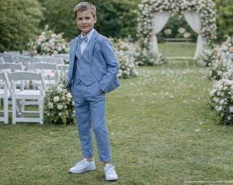 Costume Garçon Mariage | Costume Cérémonie Enfant - Les Petits Mecs TAILLE 10/11 ans Costume Garçon Mariage | Costume Cérémonie Enfant - Les Petits Mecs TAILLE 10/11 ans