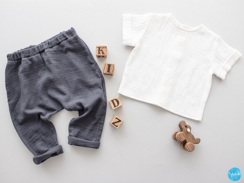 Baby Boy Linen Harem Pants Baby Linen Pants Toddler Boy Linen Etsy