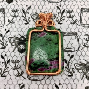 Ruby in Zoisite Pendant