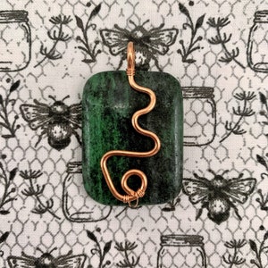 Ruby in Zoisite Pendant