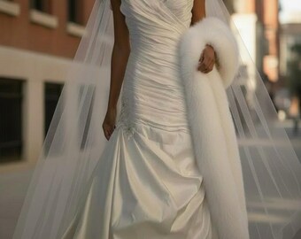 Abito da sposa vintage Maggie Sottero in shantung, taglia 12