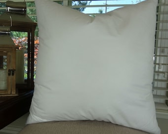 29x29 Pillow Insert Made In Usa Hypoallergenic Down Etsy