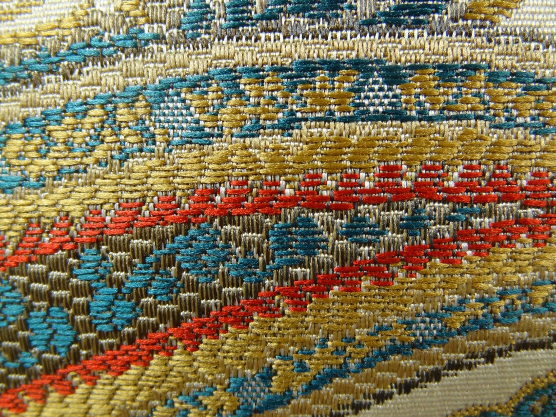 Red Paisley Throw Pillow Cover Turquoise Red Cream Taupe Etsy