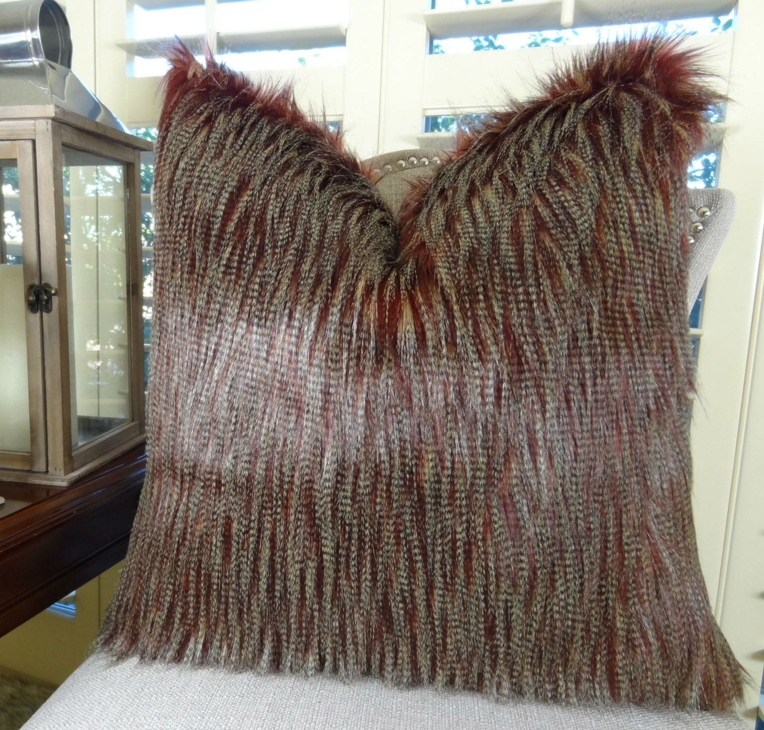 Ostrich feather blanket deals
