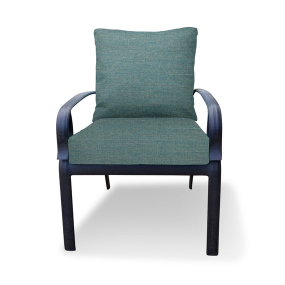 Blue Outdoor Cushion Blue Seat And Back Cushion Suitable For Etsy