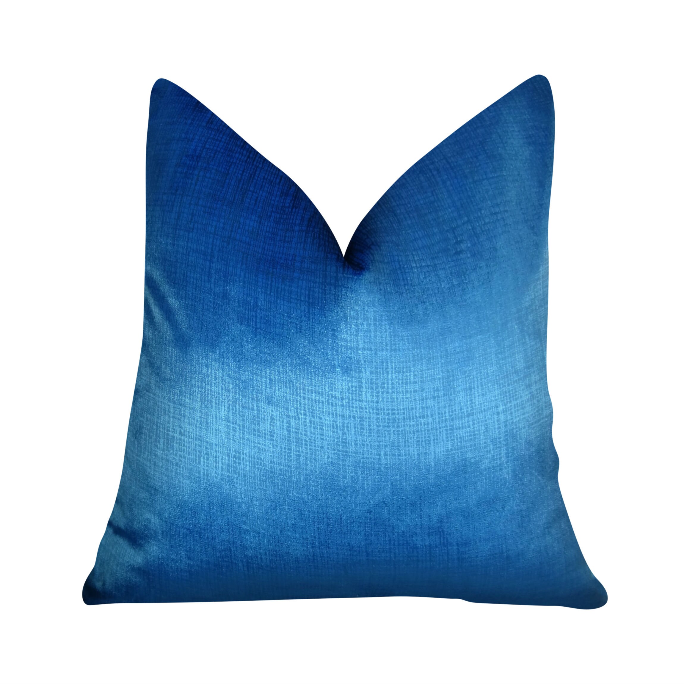 Teo' Blue Ombré Small Lumbar Pillow | Artisan Made Home Goods | AGAVE  SUPPLY