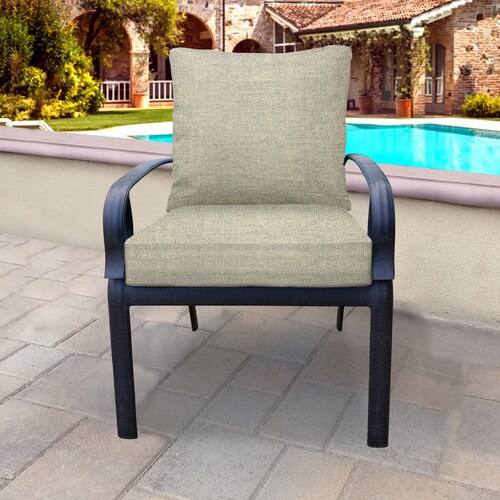 Outdoor Cushion, Gray Ivory Indoor/Ourdoor Pillow, Gray Outdoor Patio Seat Cushions, Large Outdoor Cushion -Gray Outdoor Pillow - shops 13064